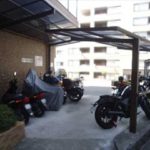 ダイアパレスパークサイド府中　バイク置場