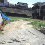 東区牛田南2丁目土地　現地。建築条件無しの更地です。