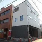 中区吉島西１丁目新築　外観。令和3年7月末完成済です。