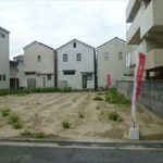 中区舟入南1丁目土地　現地。建築条件付きの土地です。