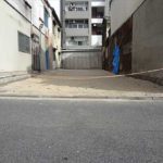 西区上天満町土地　現地。平坦地です！
