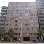 舟入コータース　外観　11階建ての4階部分です。