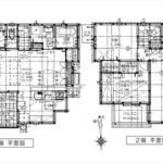中区江波西1丁目新築　建物面積105.45㎡。4LDK+WICの間取りです。(間取)