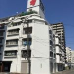 フローレンス口田南グランドアーク　外観。9階建ての6階部分です。