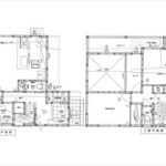 東区中山西1丁目新築　建物面積114.47㎡。3LDK+タタミコーナーの間取りです。