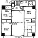 アーバンビュー並木アベニュー　専有面積72.800.77㎡。3LDKの間取りです。