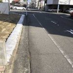 中区西川口町土地　現地前面道路