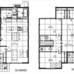 東区福田4丁目新築　建物面積123.38㎡。4LDK+WICの間取りです。