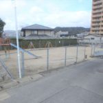東区牛田東3丁目土地　現地前面道路