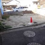 中区西白島町土地　現地