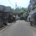 西区己斐上5丁目土地　現地前面道路