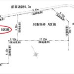 中区舟入本町土地　敷地面積85.31㎡（25.80坪）です。