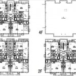 建物面積427.00㎡。1LDK×12世帯の賃貸住宅です。