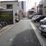 西区上天満町土地　現地前面道路