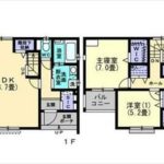 呉市焼山宮ヶ迫1丁目新築　建物面積100.23㎡。4LDK+WICの間取りです。