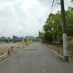 中区南千田東町新築　現地前面道路