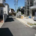 南区向洋大原町新築　前面道路
