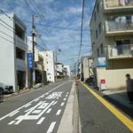中区光南1丁目　現地前面道路
