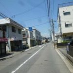中区江波南3丁目土地　現地前面道路
