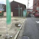 東区矢賀新町5丁目土地　現地前面道路