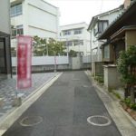 中区江波西1丁目新築　前面道路