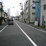 南区皆実町6丁目新築　現地前面道路