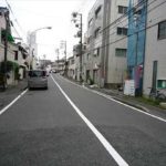 南区皆実町6丁目新築　現地前面道路