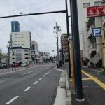 西区中広町2丁目土地　現地前面道路