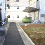 東区牛田本町3丁目土地　現地前面道路