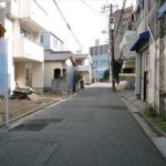 南区大州5丁目新築　現地前面道路
