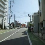 中区舟入本町土地　現地前面道路