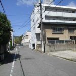 西区観音本町2丁目土地　現地前面道路