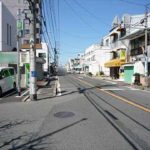 南区宇品御幸5丁目土地　現地前面道路