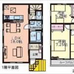 南区西本浦町新築　建物面積86.13㎡。3LDKの間取りです。