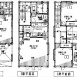 中区江波東2丁目新築　建物面積89.98㎡。4LDKの間取りです。