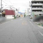 東区若草町土地　現地前面道路