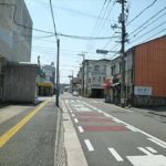 中区光南1丁目　現地前面道路