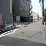 南区宇品西2丁目新築　前面道路
