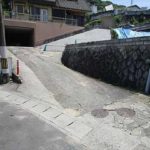 東区牛田南2丁目土地　現地前面道路