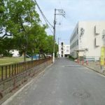中区南千田東町新築　現地前面道路