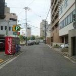 中区竹屋町中古　前面道路