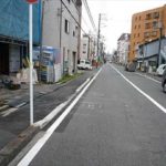 南区皆実町6丁目新築　現地前面道路