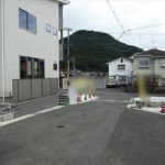 東区福田4丁目新築　現地前面道路