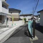 東区戸坂くるめ木１丁目新築　前面道路