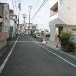 南区宇品御幸2丁目新築　前面道路