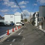 南区宇品御幸2丁目新築　前面道路