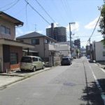 西区観音本町2丁目土地　現地前面道路