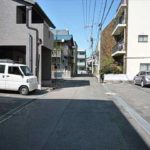南区宇品御幸5丁目新築　前面道路