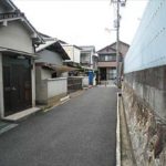 東区温品4丁目中古　前面道路