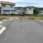 東区福田6丁目土地　現地前面道路
